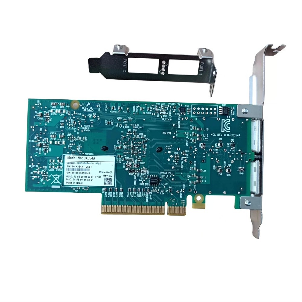 Mellanox MCX354A-QCBT 10Gb SFP - огляд і ціна 10Gb Sfp+ Pcie Network Card Dual Port