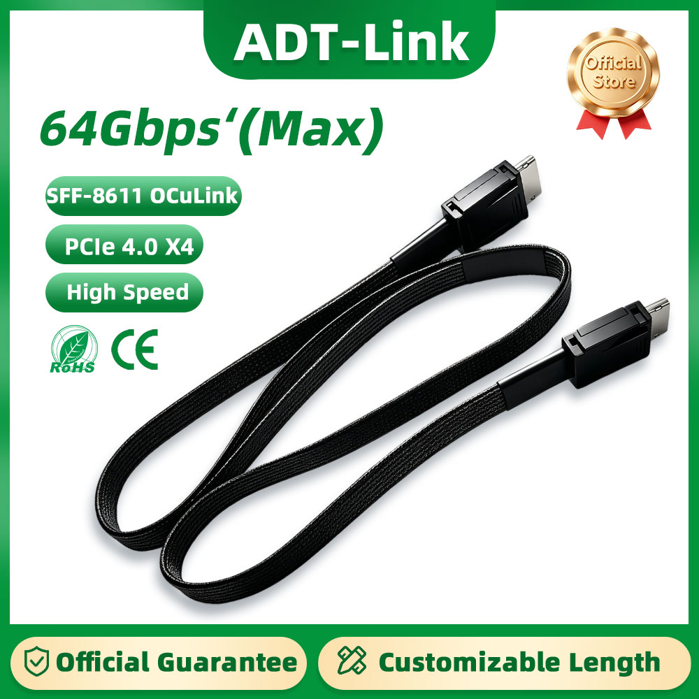 ADT-Link 64Gb Male to Male PCI - огляд і ціна External Gpu Dock Pcie 4.0 Oculink