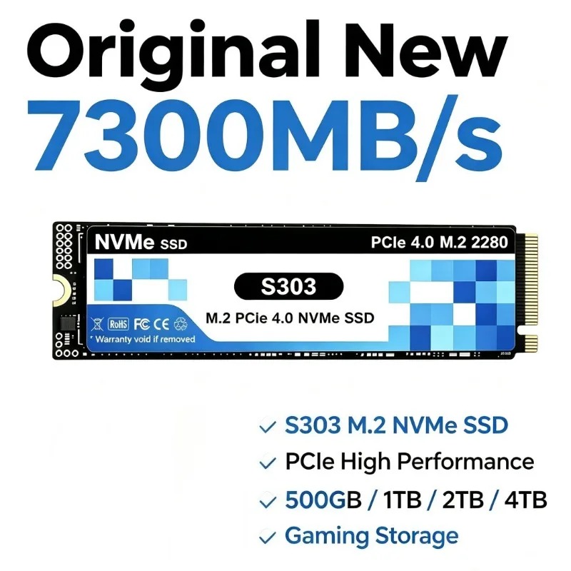S303 500GB-4TB Gaming Internal - огляд і ціна M.2 Nvme 4Tb Pcie 4.0 Ssd