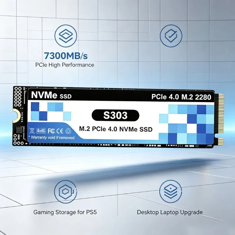 S303 500GB-4TB Gaming Internal - огляд і ціна M.2 Nvme 4Tb Pcie 4.0 Ssd