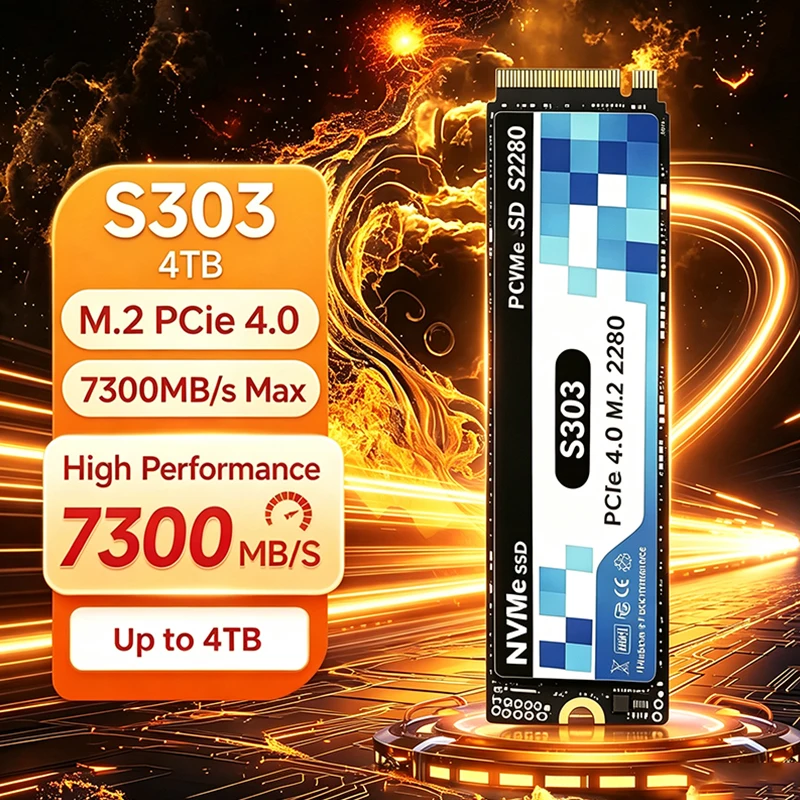 2026 New Original S303 M.2 SSD - огляд і ціна M.2 Nvme 4Tb Pcie 4.0 Ssd