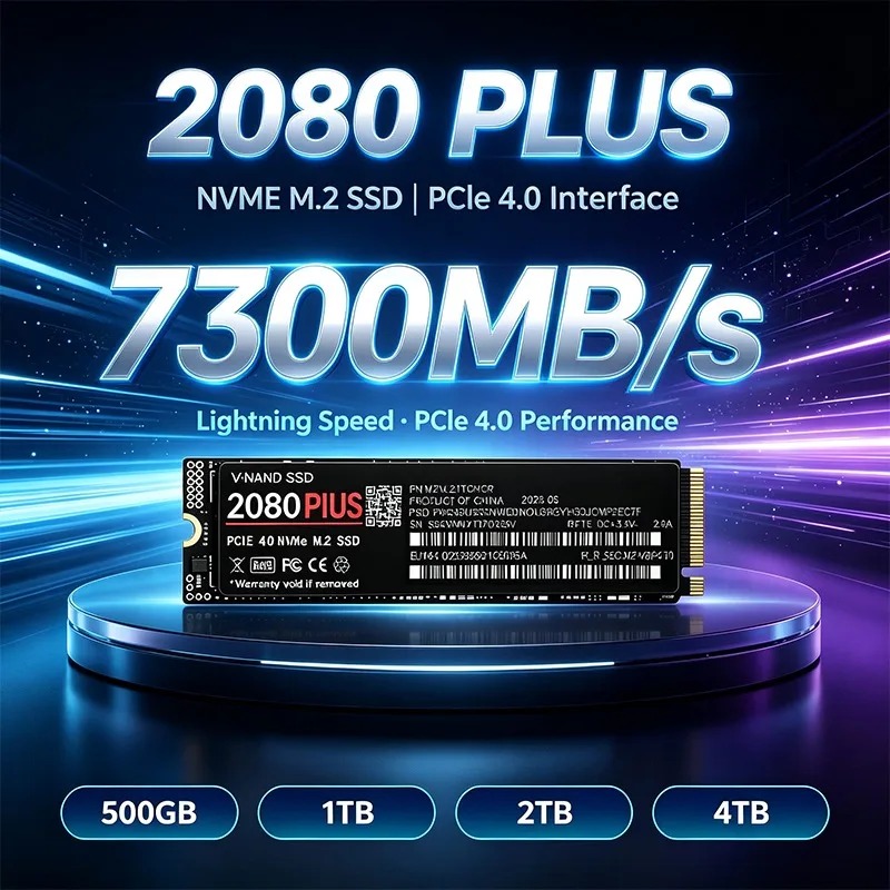 NEW 2080 PLUS NVMe M.2 2280 SS - огляд і ціна M.2 Nvme 4Tb Pcie 4.0 Ssd