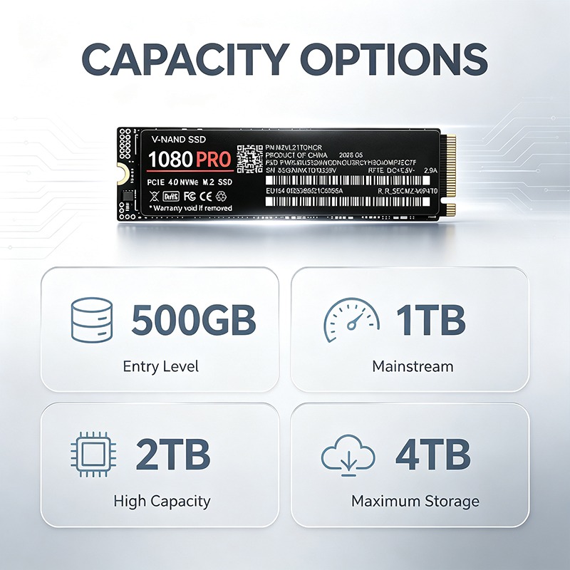 Original 1080PRO PCIe 4.0 M.2  - огляд і ціна M.2 Nvme 4Tb Pcie 4.0 Ssd